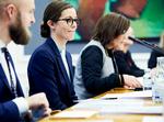
Børne- og socialminister Mai Mercado (K) sagde under samrådet, at »det altid er ministeriets ansvar at sikre en ansvarlig forvaltning af tilskud, ordentlige kontrol og at medarbejder ikke har flere funktioner end nødvendigt«. Hun fandt det åbenbart, at ministre gennem årene ikke har blevet holdt godt nok øje med tilskuddene. Foto: Jens Astrup/Ritzau Scanpix