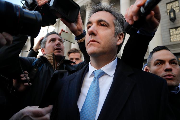 Michael Cohen, tidligere advokat og personlig rådgiver for Donald Trump, tilstod torsdag i retten at have talt usandt over for kongressen, om hvornår præsidenten droppede sine planer om at opføre et nyt Trump Tower i Moskva.  Foto: Julie Jacobson/Ritzau Scanpix