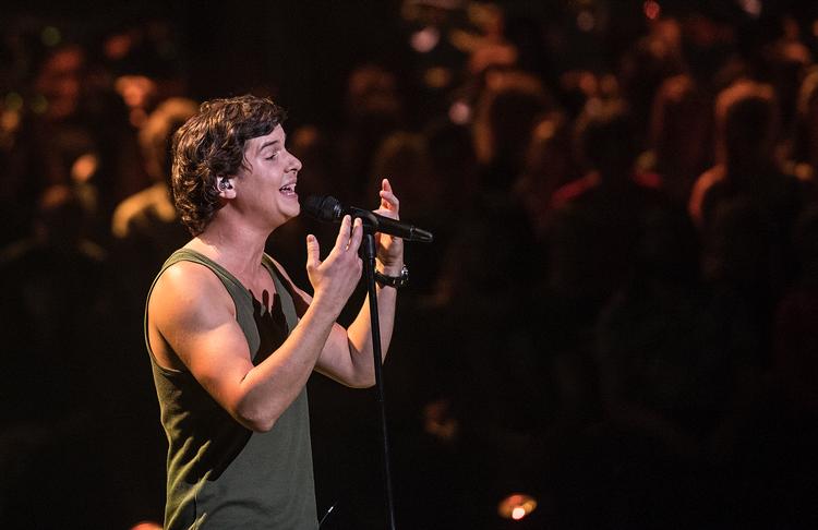 Sammen med et kor bestående af hjemløse og andre udsatte har Lukas Graham indspillet singlen 'Redemption Song' Arkivfoto Mogens Flindt