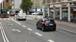 Højresving er forbudt for de køretøjer, der kommer ad Jagtvej mod Ågade. Alligevel svingede en lastbilchauffør ifølge politiets første meldinger om ulykken mod højre og dræbte dermed en cyklist. Foto: Google