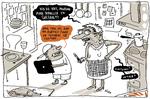 Foto: Philip Ytournel/Politiken-Tegning