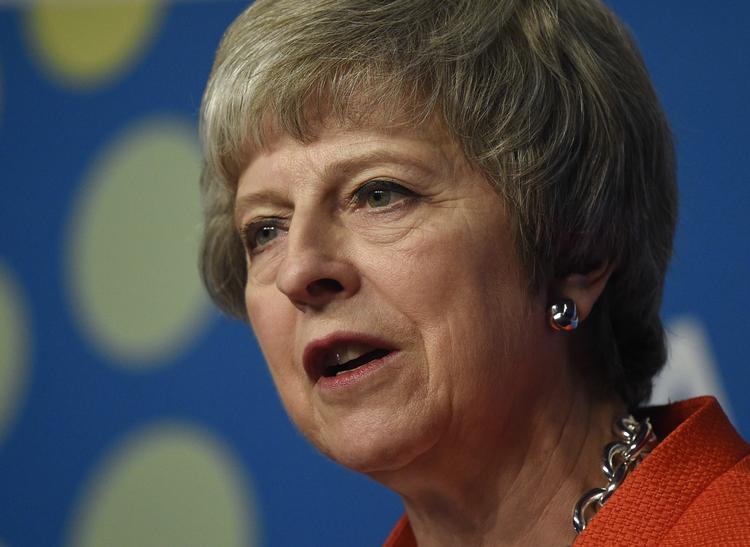 May kæmper i disse dage en hård kamp for at overbevise skeptikerne om, at de skal støtte op om den aftale, hendes regering har indgået med EU. Foto: Gustavo Garello/AP