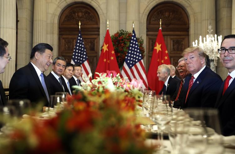 Donald Trump og Xi Jinping mødtes lørdag.  Foto: Pablo Martinez Monsivais/AP