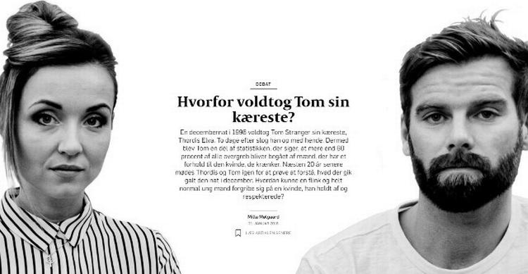 Beretningen om Thordis og Tom er hædret med en pris ved avisdesignkonkurrencen European Newspaper Award. 