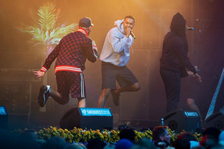 
Kesi joinede Gilli på scenen under Smukfest 2018. De to danske sangere gør også hinanden selskab på listen over den musik, de danske Spotify-lyttere streamede mest i 2018.
   Foto: Olivia Loftlund