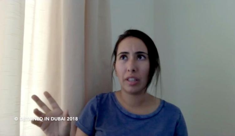 »Hvis du ser denne video er det ikke en særlig god ting. Enten er jeg død, ellers er jeg i en meget, meget, meget skidt situation«, siger prinsesse Latifa i en video, hun optog før sin flugt til offentliggørelse, hvis hendes plan skulle mislykkes.  Foto: /AP