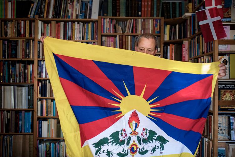 
Anders Højmark Andersen, formand for Tibetkomiteen, var en af de såkaldte negative demonstranter  som blev gemt væk i 2002, 2011 0g 2012. 
   Foto: Maud Lervik/POLFOTO