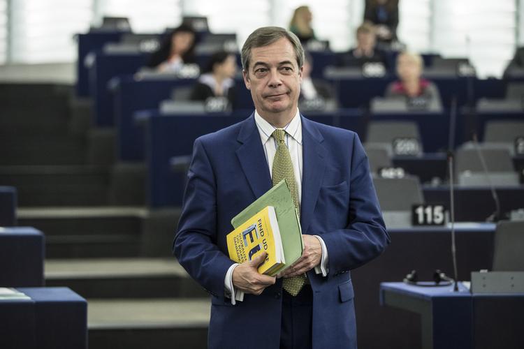 
  I en kronik i The Telegraph beskriver Nigel Farage sin oplevelse på den seneste UKIP-konference. Foto: Jean-francois Badias/AP
