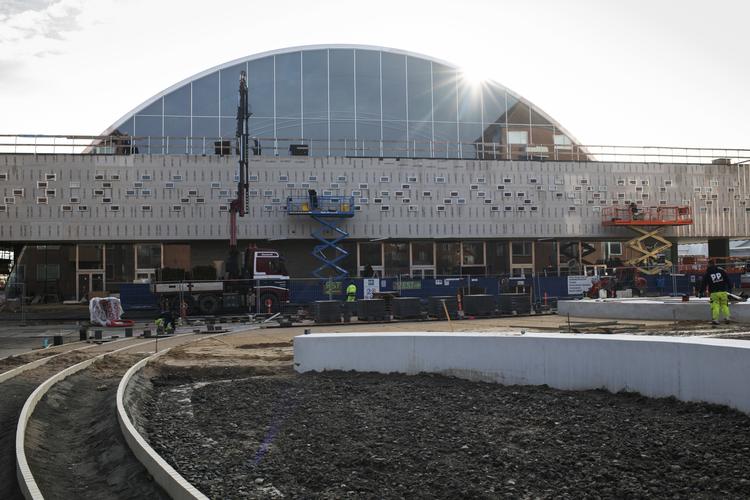 K.B. Hallen har været en ikonisk sports- og koncertscene. Men i september 2011 opstod en brand i hallen, der udbrændte. Nu er den genopbygget og genåbner i dag.  Foto: Gregers Tycho/RITZAU