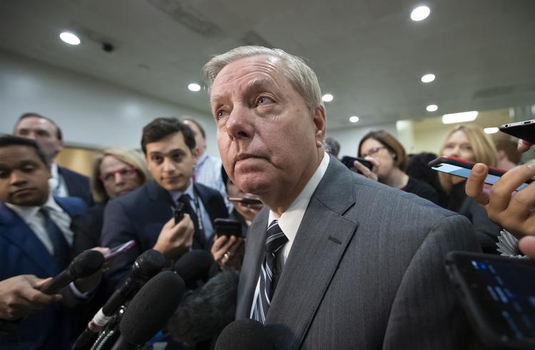 Den republikanske senator, Lindsey Graham, tror ikke et sekund på, at kronprins Mohammed bin Salman var uvidende om drabet på den saudiarabiske journalist, Jamal Khashoggi. Foto: J. Scott Applewhite/AP