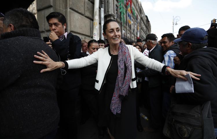 
   I 2015 vandt Sheinbaum posten som distriktsborgmester i kvarteret Tlalpan i Mexico City. Det var startskuddet på hendes vej mod borgmesterposten. Foto: Eduardo Verdugo/AP