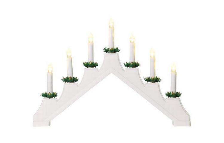 Syv lys skal der til den klassiske stage, som helst skal være tændt i døgndrift i hele december. Sådan ar det været længe i Sverige, og sådan begynder det desværre også at blive herhjemme. Pr-fotoix Pr-foto 