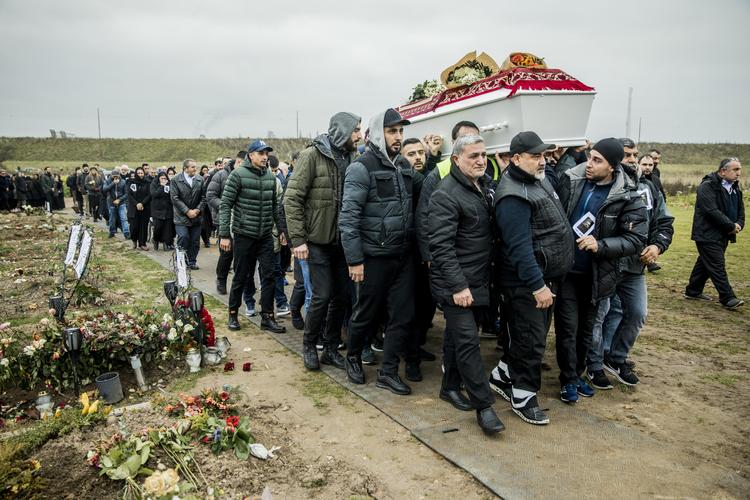 Nedim Yasar blev lørdag den 24. november november begravet på den muslimske gravplads i Brøndby. Foto: Nikolai Linares/Ritzau Scanpix