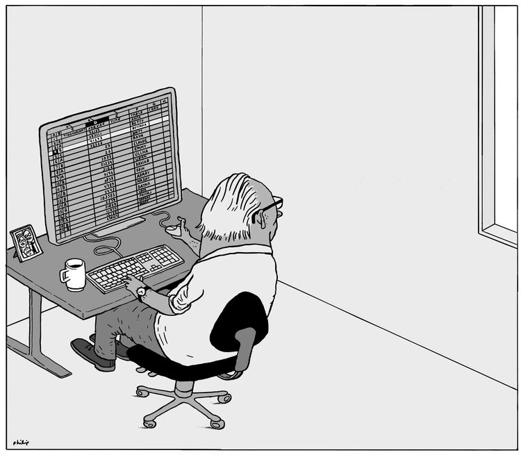 Arkivtegning: Philip Ytournel  Foto: Philip Ytournel (arkiv)/POLITIKEN