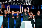 Astralis vandt en kæmpeturnering i USA for et par uger siden. Nu kan de få endnu en stor succes i Danmark.  Foto: Cooper Neill/Ritzau Scanpix