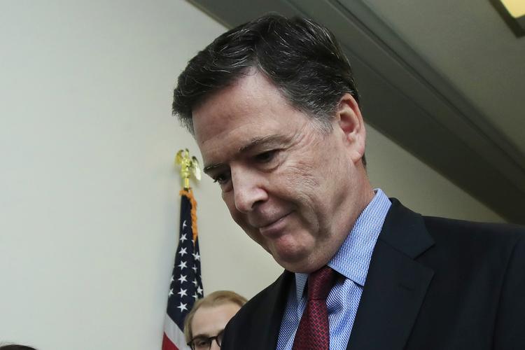 Tidligere FBI-chef, James Comey, kommer med nye oplysninger om undersøgelsen mod russisk indblanding i den amerikanske valgkamp. Foto: Manuel Balce Ceneta/AP