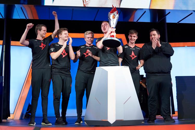 Astralis vandt også en turnering i Texas i USA for to uger siden. I Odense skrev de også historie.  Foto: Cooper Neill/Ritzau Scanpix