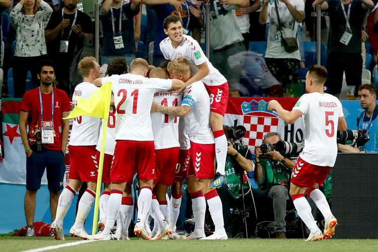 
    VM i fodbold i Nisjnij, Novgorod, Rusland. Kampen mellem Kroatien og Danmark endte med en sejr til Kroatien.  Foto: Finn Frandsen/POLFOTO