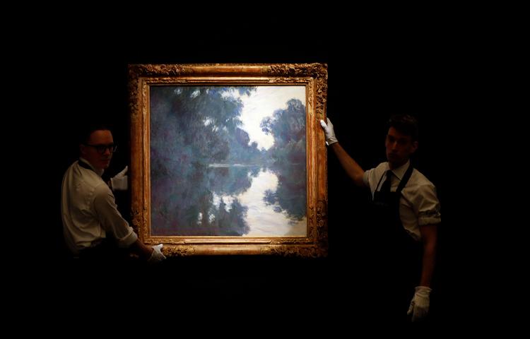 Flere og flere låner penge med sikkerhed i den kunst, de ejer, viser ny rapport. Også selvom det ikke nødvendigvis er en Monet, man har på væggen derhjemme.  

   Arkivfoto Frank Augstein