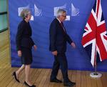 Kommisionsformand Jean-Claude Juncker er - i lighed med en række ledere fra EU og medlemslandende - helt stålsatte: Der bliver ingen genforhandling af aftalen om UK's udtræden af EU. 
    Foto: Francisco Seco/AP
