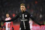 PSG-stjernen Neymar scorede tirsdag aften til 2-0 på Rajko-Mitic stadion i Beograd og sendte sit hold på vej til ottendedelsfinalerne i Champions League.    Foto: Franck Fife/Ritzau Scanpix
