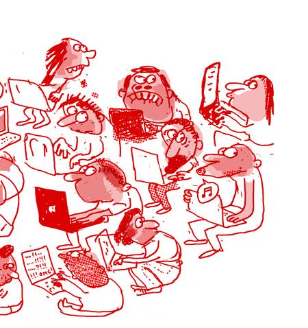 Såvel selvrespekten og respekten for andre ville have bedre kår, hvis alle orienterede sig efter Emma Gad, mener Henrik Marstal. Foto: Philip Ytournel/Politiken-Tegning