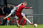 Både Andreas Cornelius og Lukas Lerager startede inde for Bordeaux. Lerager spillede en okay kamp på banens midte, mens Cornelius blev taget ud efter en times spil.
   Foto: Jens Dresling/POLFOTO