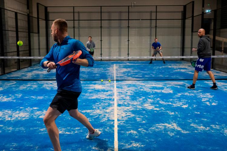 Padel er en blanding af tennis og squash. Spillet er nyt i Danmark, men populært i Sydamerika.  Foto: Joachim Ladefoged