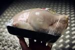 Plastbakker til kød og grøntsager optræder ofte i plastaffald indsamlet hos private. De kan godt genanvendes Foto: Morten Langkilde/POLFOTO