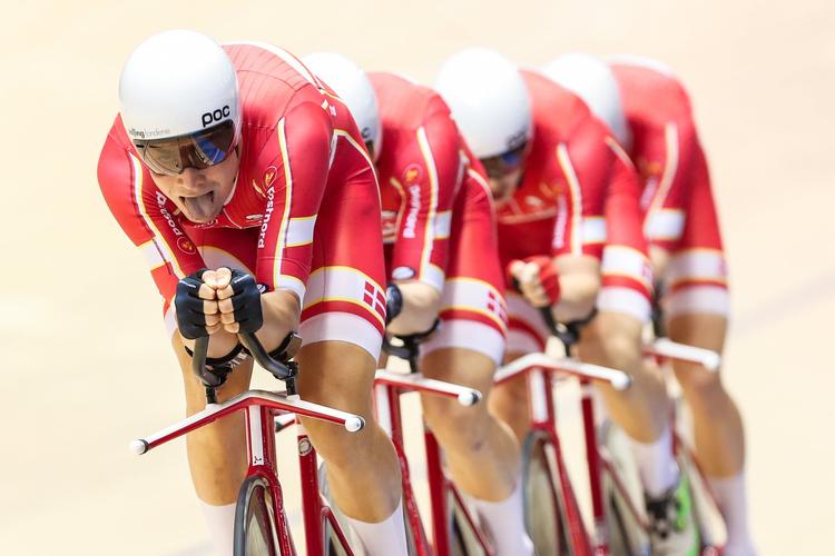 Danmarks 4 km forfølgelseshold indtager lige nu andenpladsen i det olympiske kvalifikationsregnskab. 