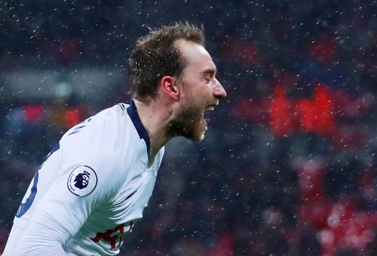 Christian Eriksen scorede 10 gange i ligaen i sidste sæson. Denne sæsons første mål var et at de meget vigtige.  Foto: Andrew Couldridge/Ritzau Scanpix