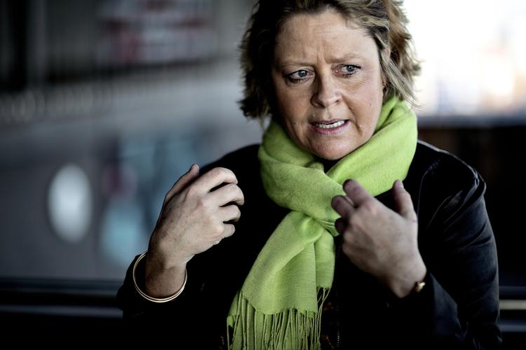 Stine Bosse fortæller til BT, at hun har en gæld på over 3000 kroner til det offentlige, som hun ikke kendte til.
   Foto: Joachim Adrian/POLFOTO