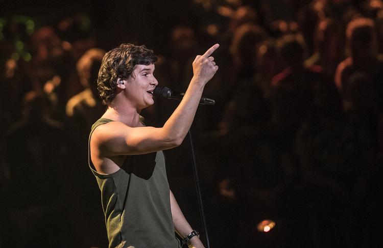 
 Lukas Graham kalder truslerne mod aktivisten Amalie Have for  »klam opførsel«.
   Foto: Mogens Flindt