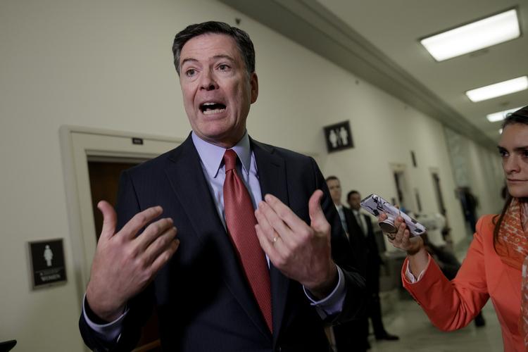 James Comey anklager Trump for at lyve om FBI og skade organisatioen. Foto: J. Scott Applewhite/AP