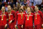 Novo Nordisk Fonden har givet Team Danmark en bevilling på 100 mio. kr., der skal hjælpe atleter som spillerne på håndboldlandsholdet til at præstere deres bedste til de store mesterskaber.
   Foto: Jens Dresling/POLFOTO