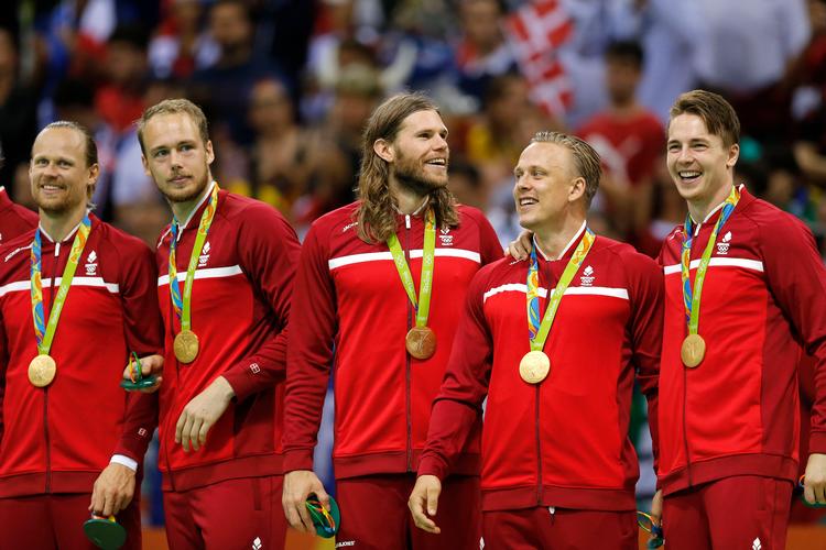 Novo Nordisk Fonden har givet Team Danmark en bevilling på 100 mio. kr., der skal hjælpe atleter som spillerne på håndboldlandsholdet til at præstere deres bedste til de store mesterskaber.
   Foto: Jens Dresling/POLFOTO