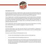 I 2017 modtog en 16-årig elev fra Right to Dream et brev, hvor dette udklip stammer fra - det skitserer blandt andet, at det kun er muligt at spille på U17-landsholdet, hvis spilleren er kontraktuelt knyttet til Right to Dreams veje. 