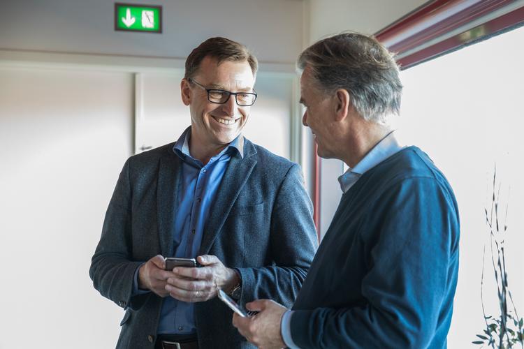 Jens Grund (tv.) overtager inden længe rollen som prorektor på DMJX. Arkivfoto Stine Bidstrup