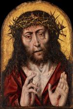 Den nederlandske maler Aelbrecht Bouts var, som sin far, Dieric Bouts, betaget af at male den lidende (og meget kropslige) Jesus. Som på maleriet her fra omkring 1525.  Maleri The Metropolitan Museum of Art