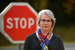 Jacline Mouraud blev både en YouTube-stjerne og et symbol for protestbevægelsen De Gule Veste, da hun i en video krævede fuldt stop for den franske regerings højere afgifter på bl.a. benzin.  Foto: Damien Meyer/Ritzau Scanpix