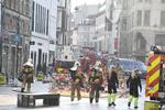 3. september sidste år udbrød der brand i Illums Bolighus på Amagertorv ved Strøget i centrum af København. Branden bredte sig fra taget og ned i den underliggende etage. Foto: Kenneth Meyer/POLFOTO