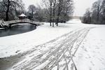 Frederiksberg Have var iklædt sne på flotteste vis i går. Foto: Jens Dresling/POLFOTO