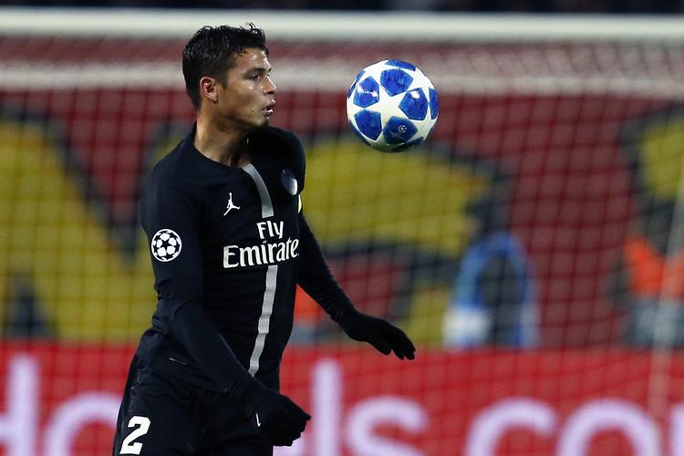 Tyveknægte brød ind i Thiago Silvas private hjem i Paris, mens han spillede for PSG i lørdagens ligakamp mod Nantes Foto: Darko Vojinovic/AP