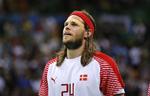 Mikkel Hansen og de øvrige rød-hvide spillere kunne juble efter OL-finalen. Foto: Jens Dresling/POLFOTO