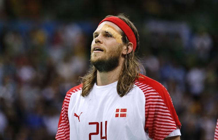 Mikkel Hansen og de øvrige rød-hvide spillere kunne juble efter OL-finalen. Foto: Jens Dresling/POLFOTO
