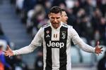 Med dagens 2 mål er Cristiano Ronaldo på 14 i denne sæson,  hvilket sender ham øverst på topscorerlisten. Foto: Marco Bertorello/Ritzau Scanpix