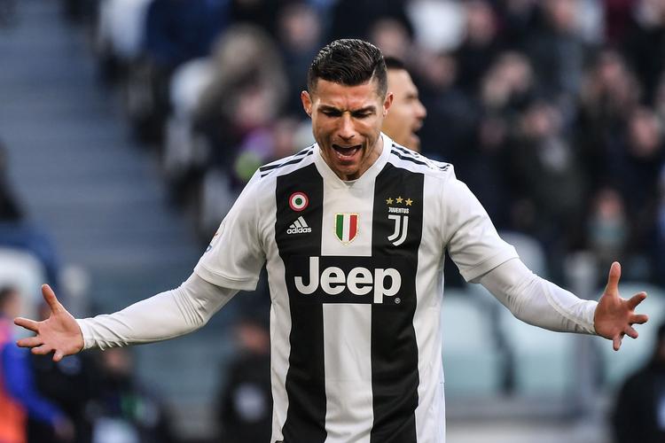Med dagens 2 mål er Cristiano Ronaldo på 14 i denne sæson,  hvilket sender ham øverst på topscorerlisten. Foto: Marco Bertorello/Ritzau Scanpix