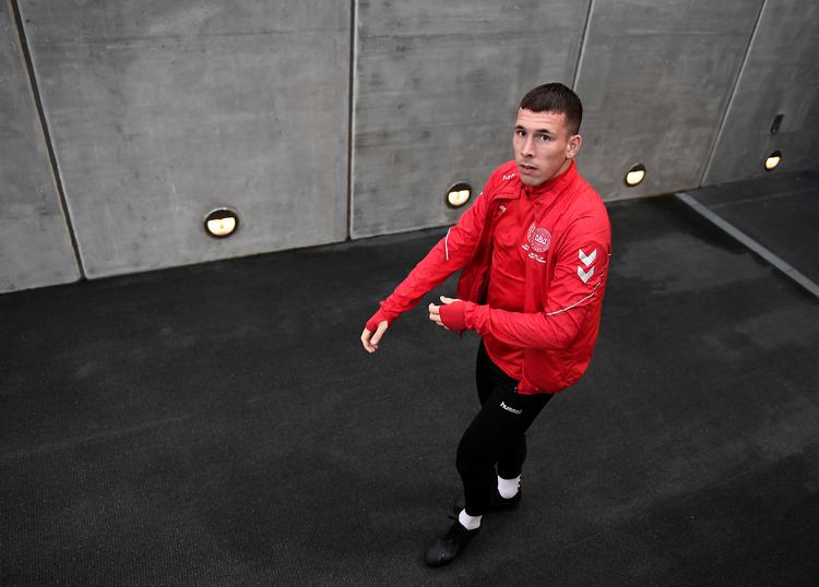 Kim Boye dyrker og styrker de positive sider af Pierre-Emile Højbjerg, mener landsholdsspilleren selv. Foto: Lars Poulsen/POLFOTO