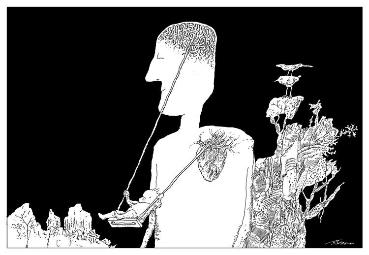 Tegning: Tegning: Per Marquard Otzen 