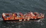 'MSC Zoe' er et af verdens største containerskibe.  Foto: -/Ritzau Scanpix